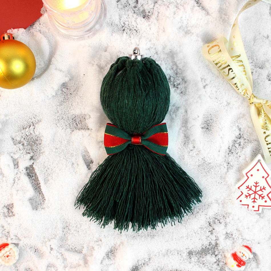 Christmas Tassel Decor Ball Weaving Kit Macrame Kit | Car/Home Use | Holiday DIY Gift | Beginner-Suitable| Multi-Scene Decor