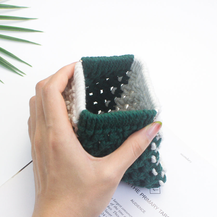Spring Clip Wallet Weaving Kit Macrame Kit | Customizable Colors | Easy Open/Close | DIY Gift | Bohemian Style