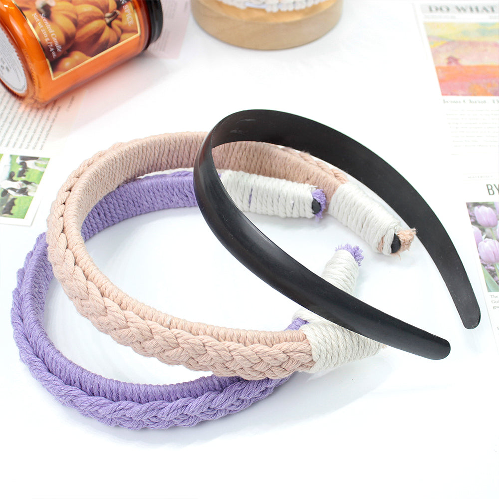 Headband DIY Weaving Kit Macrame Kit | Bohemian Style | Hair Band | Beginner-Friendly | Handmade Gift | Skull Top Lifting