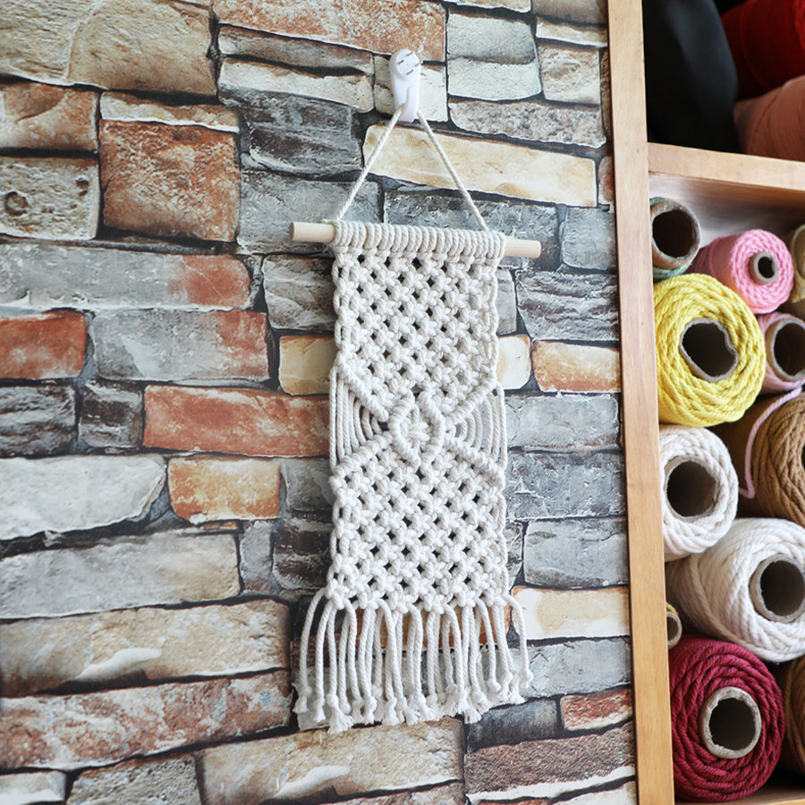Bohemian Style Tapestry Weaving Kit Macrame Kit ,Bedroom/Living Room/Hallway Decor| Easy to Make | DIY Gift | Beginner DIY Set