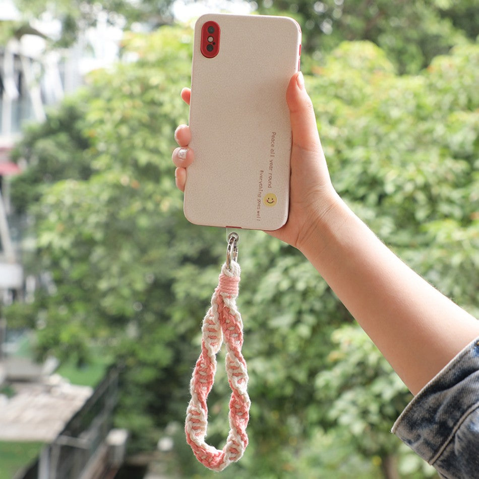 Macrame Keychain DIY Kit - Half Knot Keychain Weaving Supplies with English Tutorial | Handmade Craft Set