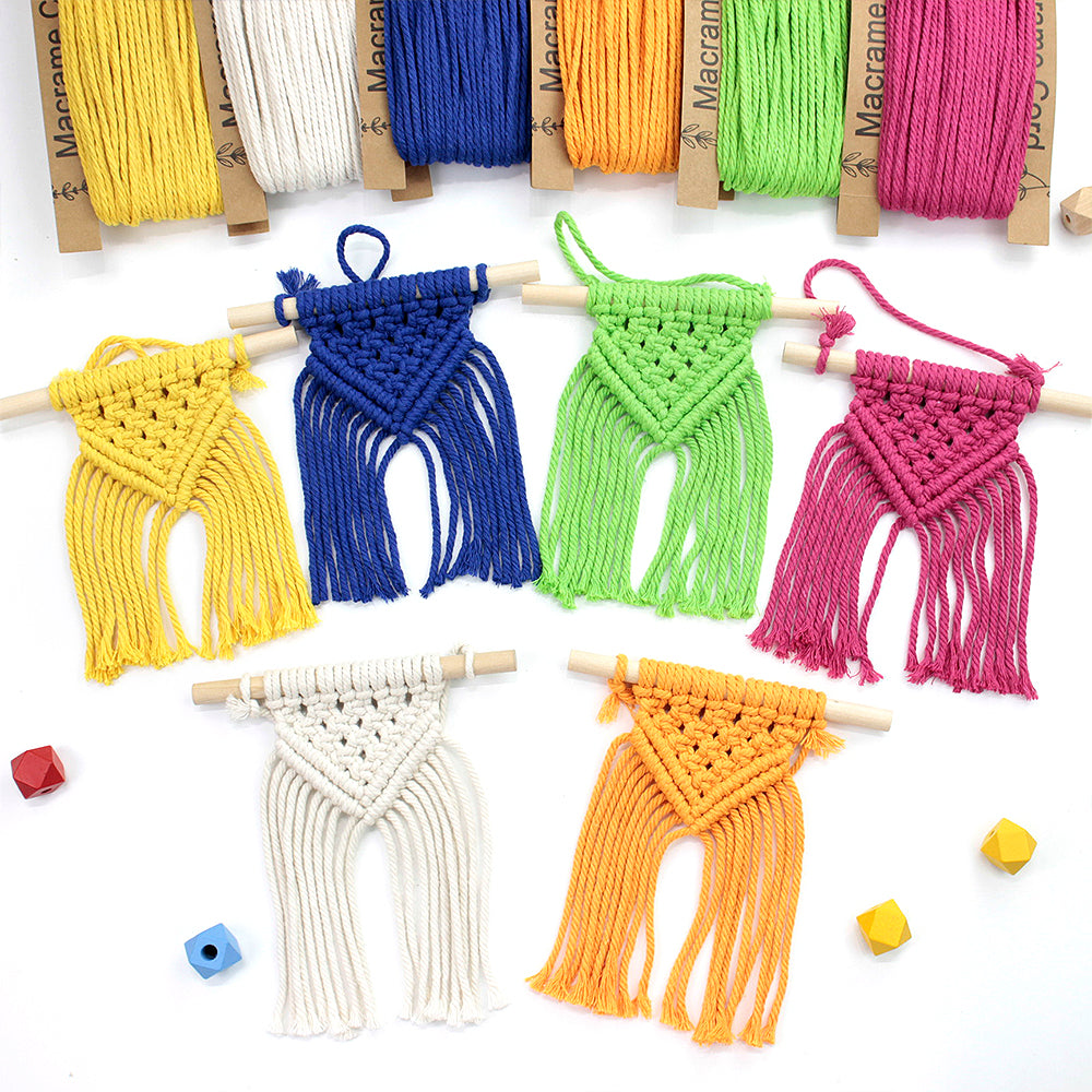 Mixed Weaving Kit Macrame Kit | Keychain/Decor Items | Premium Gift Box | Beginner-Friendly| 11 English Tutorials | Handmade Gift