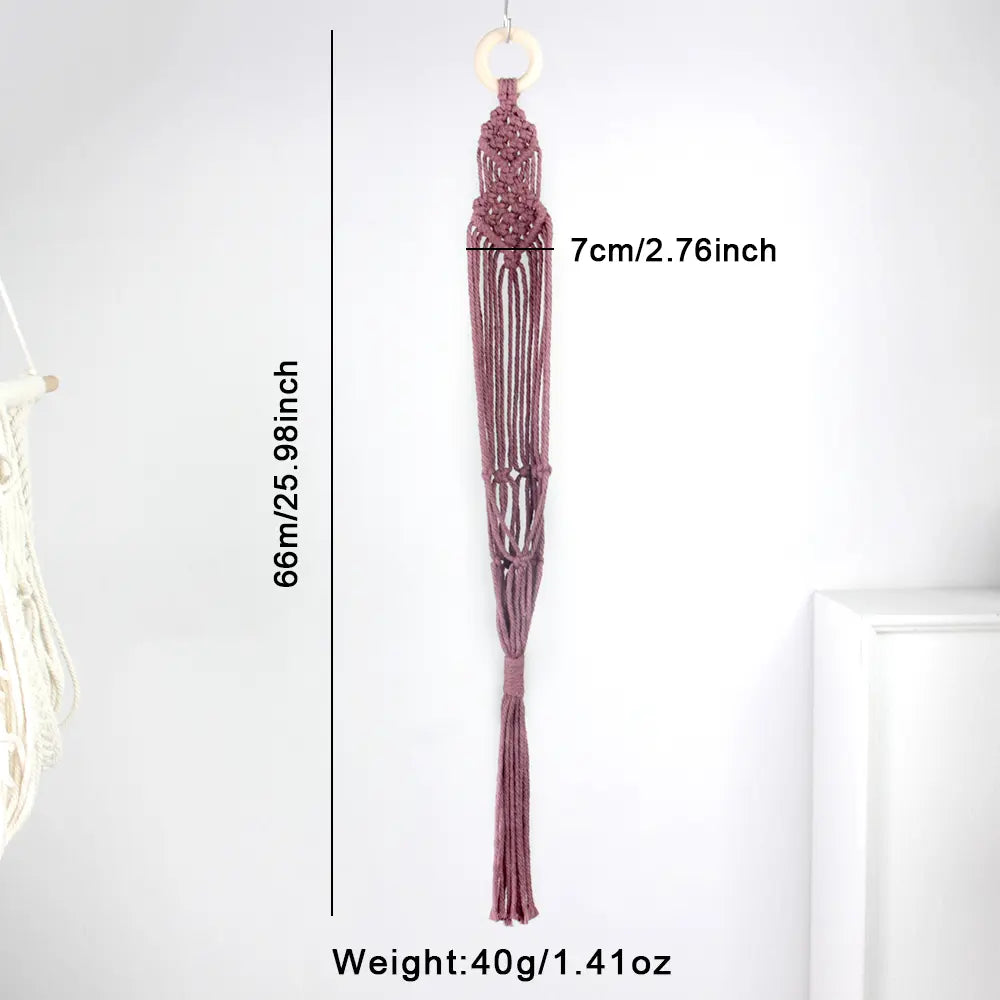 Macrame Kit for Beginners, Boho Plant Hanger DIY Kit, Home Garden Decor Gift