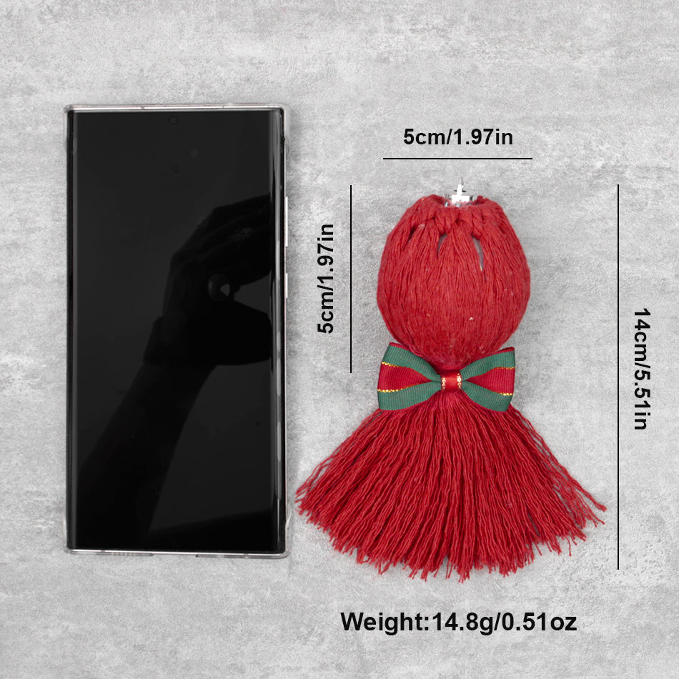 Christmas Tassel Decor Ball Weaving Kit Macrame Kit | Car/Home Use | Holiday DIY Gift | Beginner-Suitable| Multi-Scene Decor