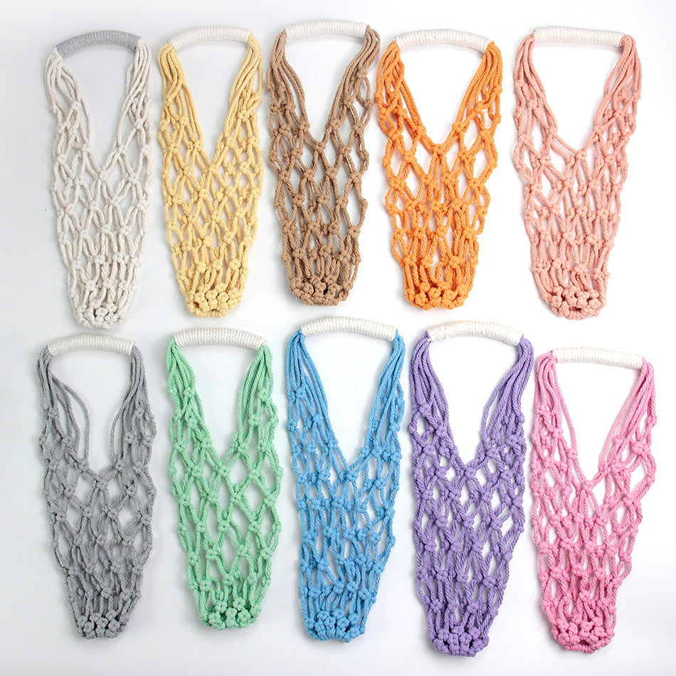 Hollow Cup Sleeve Weaving Kit Macrame Kit | 2-Color Weaving | Multi-Cup Fit | Anti-Chafing | DIY Gift| Beginner-Friendly