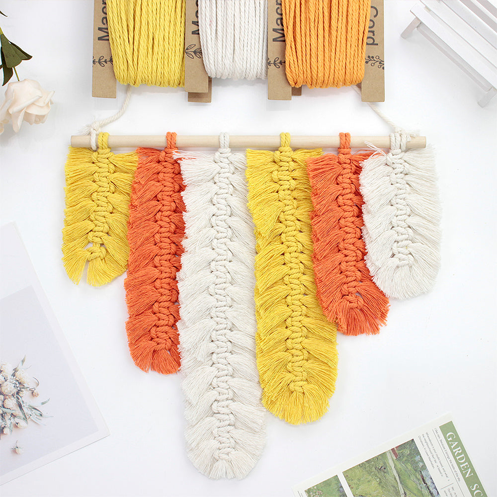 Mixed Weaving Kit Macrame Kit | Keychain/Decor Items | Premium Gift Box | Beginner-Friendly| 11 English Tutorials | Handmade Gift