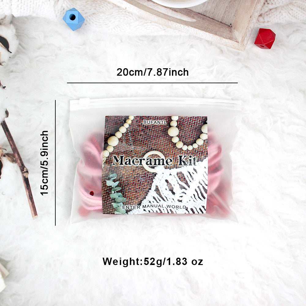 Headband DIY Weaving Kit Macrame Kit | Bohemian Style | Hair Band | Beginner-Friendly | Handmade Gift | Skull Top Lifting