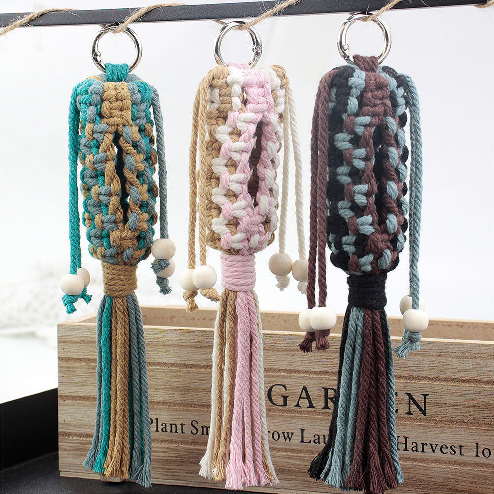 Pet Storage Bag Weaving Kit Macrame Kit | Poop Bag Holder | Compact & Convenient | Handmade Gift | Beginner-Suitable