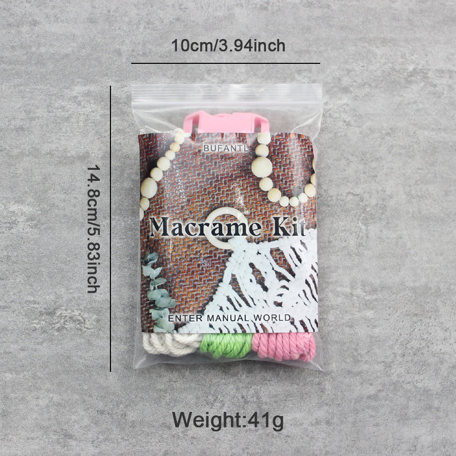 Macrame Kit Daisy Flower Pet Collar Weaving Kit | 3-Color Comfort Match | Adjustable Length | Pet Accessory | Beginner-Friendly