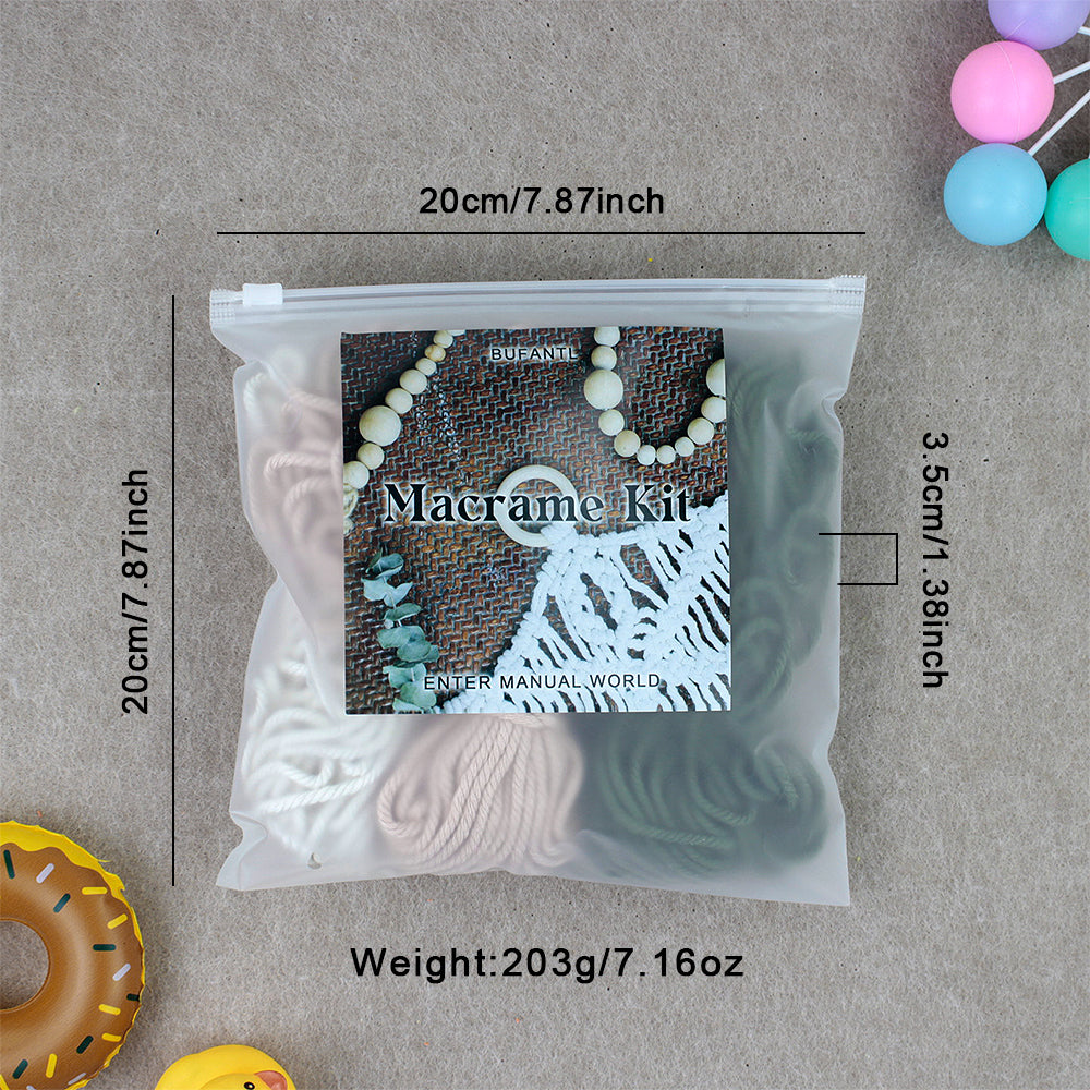 Tassel Phone Bag Weaving Kit Macrame Kit | Strong Enclosure | Slim Woven Strap | DIY Gift| Beginner-Friendly
