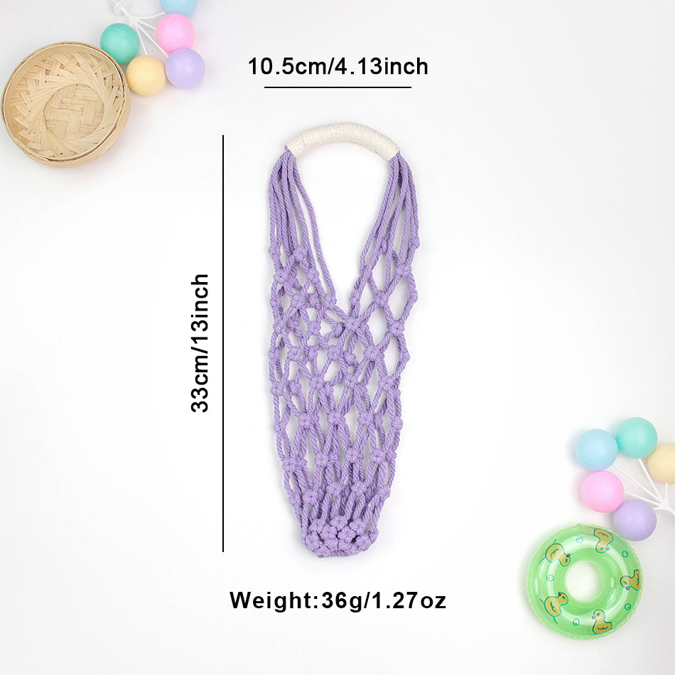 Hollow Cup Sleeve Weaving Kit Macrame Kit | 2-Color Weaving | Multi-Cup Fit | Anti-Chafing | DIY Gift| Beginner-Friendly