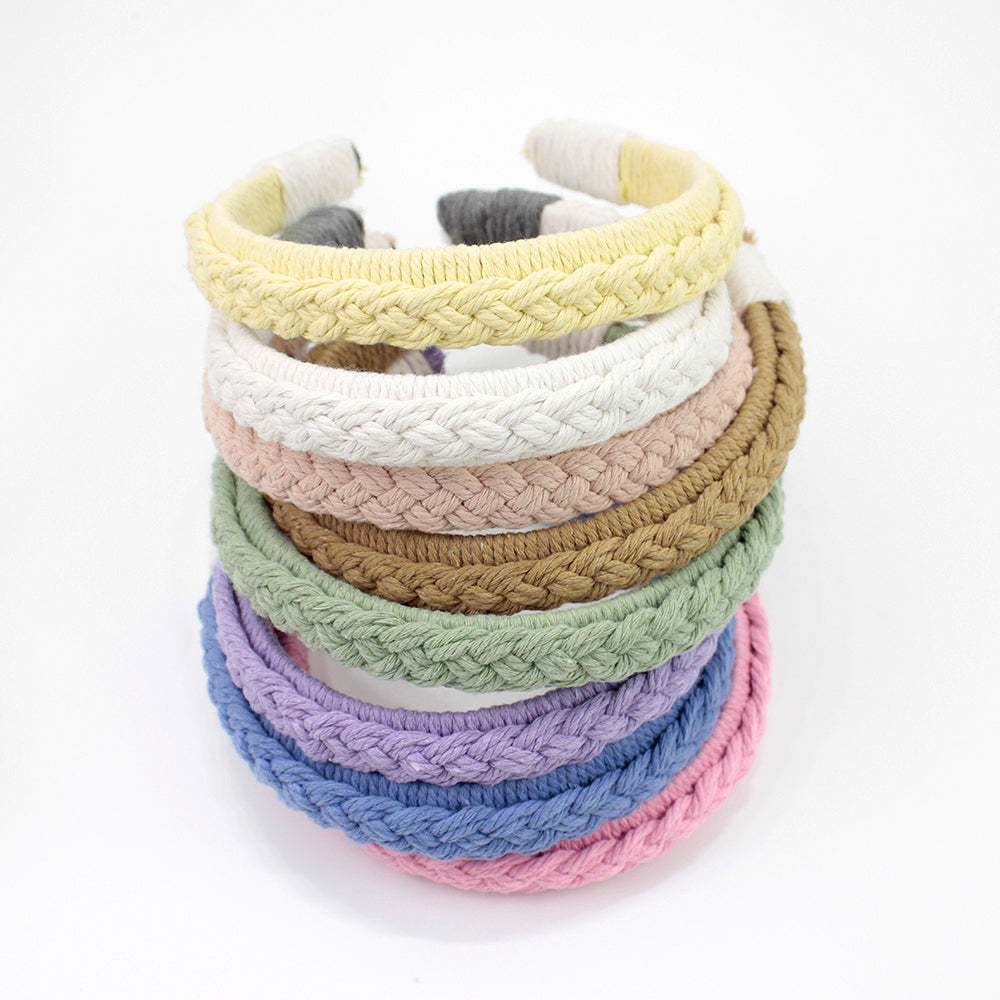 Headband DIY Weaving Kit Macrame Kit | Bohemian Style | Hair Band | Beginner-Friendly | Handmade Gift | Skull Top Lifting