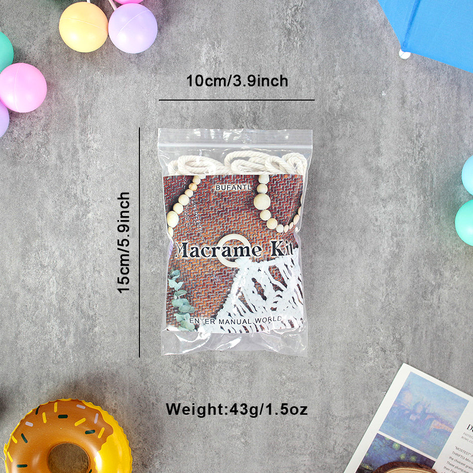 Hollow Cup Sleeve Weaving Kit Macrame Kit | 2-Color Weaving | Multi-Cup Fit | Anti-Chafing | DIY Gift| Beginner-Friendly