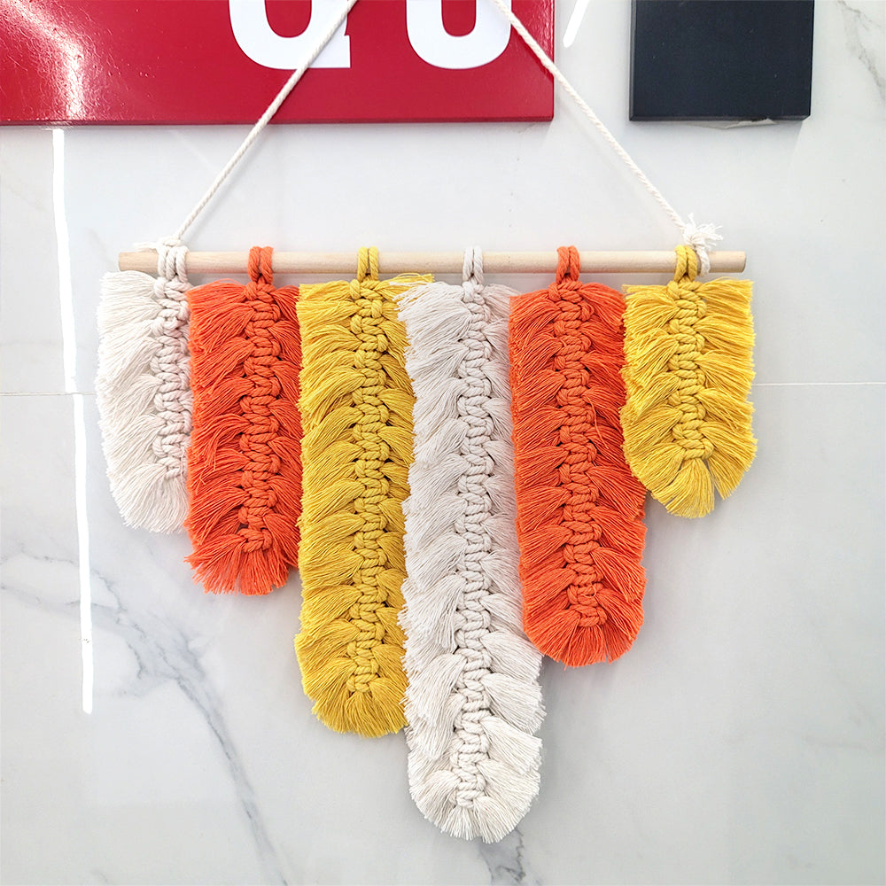 Mixed Weaving Kit Macrame Kit | Keychain/Decor Items | Premium Gift Box | Beginner-Friendly| 11 English Tutorials | Handmade Gift