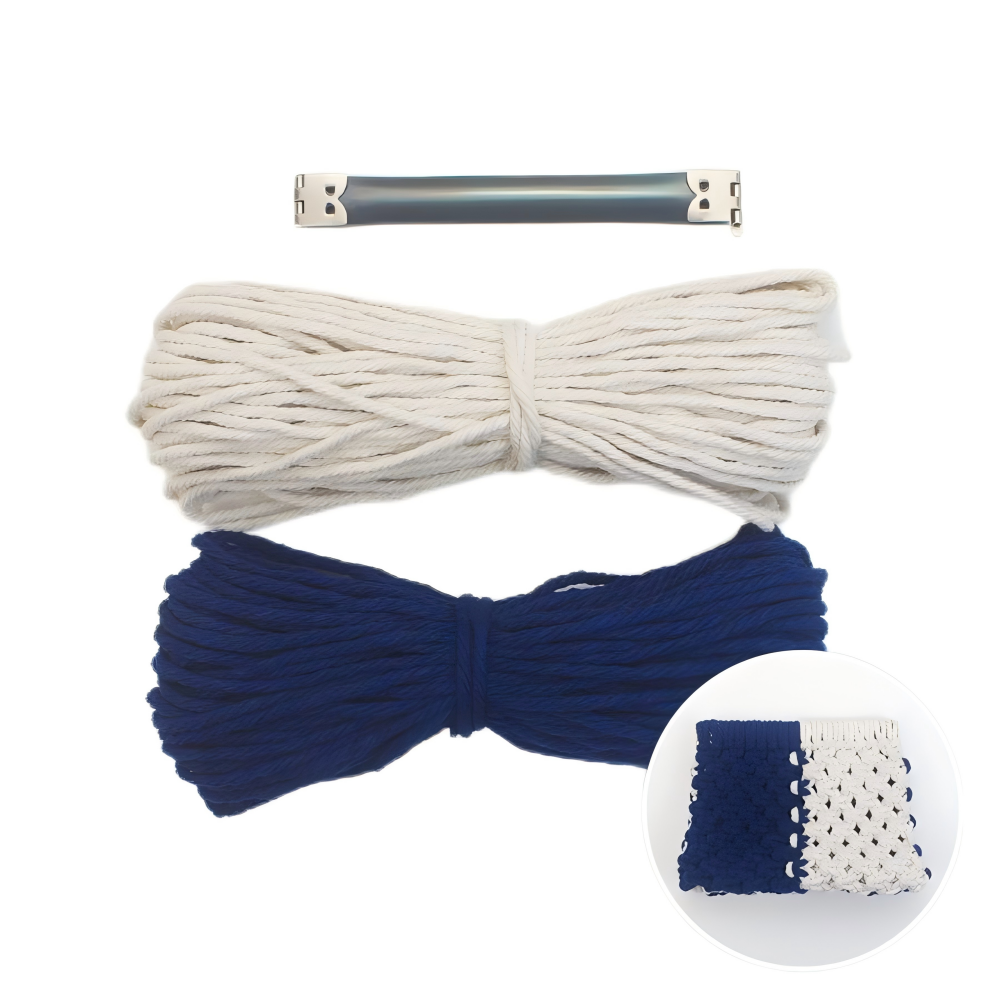 Spring Clip Wallet Weaving Kit Macrame Kit | Customizable Colors | Easy Open/Close | DIY Gift | Bohemian Style