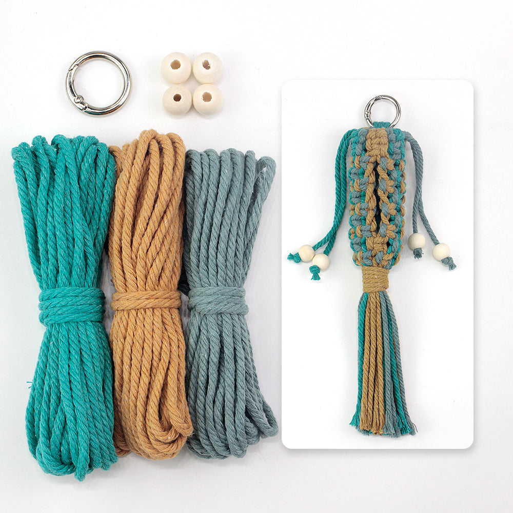 Pet Storage Bag Weaving Kit Macrame Kit | Poop Bag Holder | Compact & Convenient | Handmade Gift | Beginner-Suitable