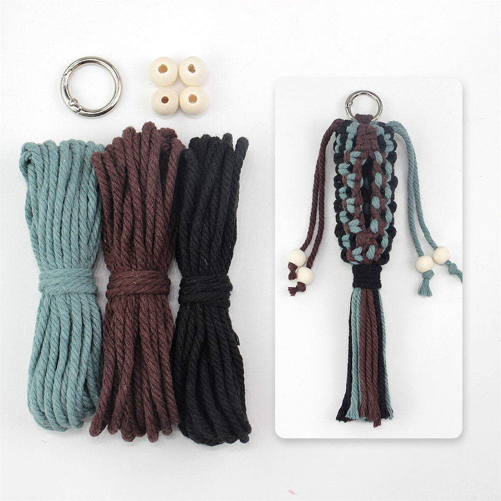 Pet Storage Bag Weaving Kit Macrame Kit | Poop Bag Holder | Compact & Convenient | Handmade Gift | Beginner-Suitable