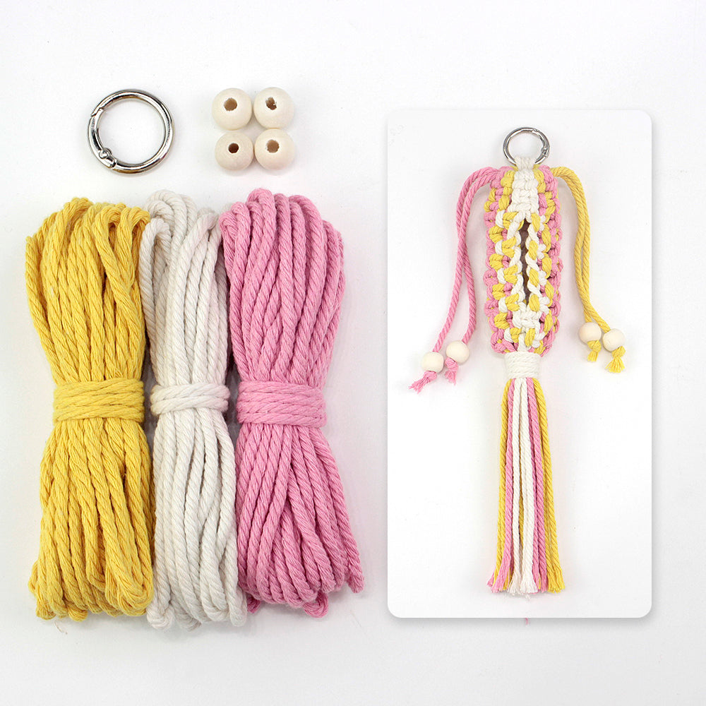 Pet Storage Bag Weaving Kit Macrame Kit | Poop Bag Holder | Compact & Convenient | Handmade Gift | Beginner-Suitable