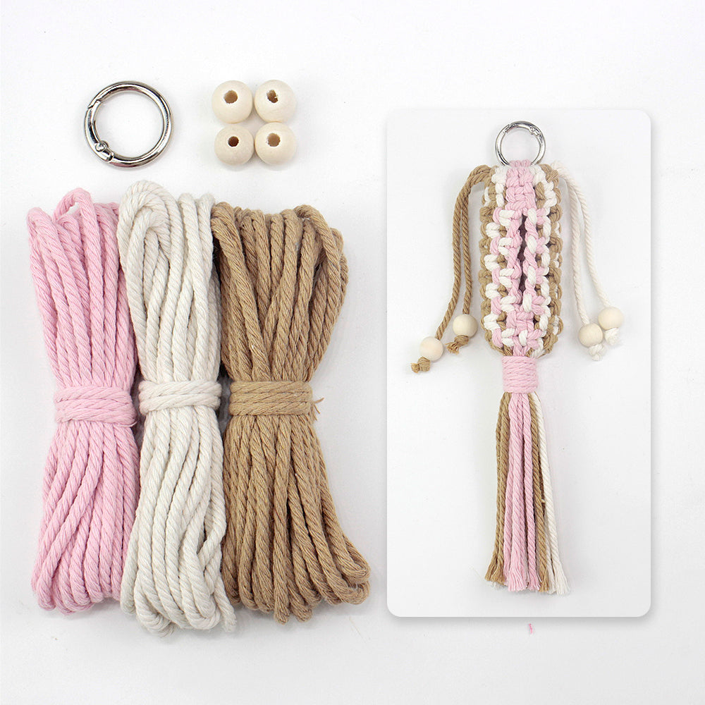 Pet Storage Bag Weaving Kit Macrame Kit | Poop Bag Holder | Compact & Convenient | Handmade Gift | Beginner-Suitable