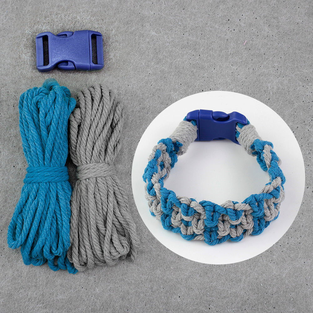 Square Pet Collar Weaving Kit Macrame Kit | Wide Style (Elegant & Cute) | Holiday DIY Handmade Gift | Beginner-Suitable