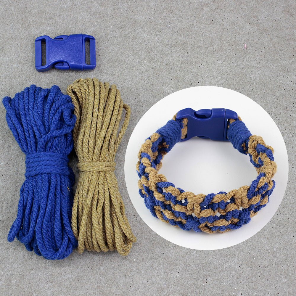 Square Pet Collar Weaving Kit Macrame Kit | Wide Style (Elegant & Cute) | Holiday DIY Handmade Gift | Beginner-Suitable
