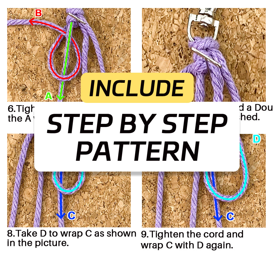 Christmas Hexagonal Star Weaving Kit Macrame Kit | Home Decor/Bag Accessory | Basic Knot Tutorial | Beginner-Friendly | Handmade Gift