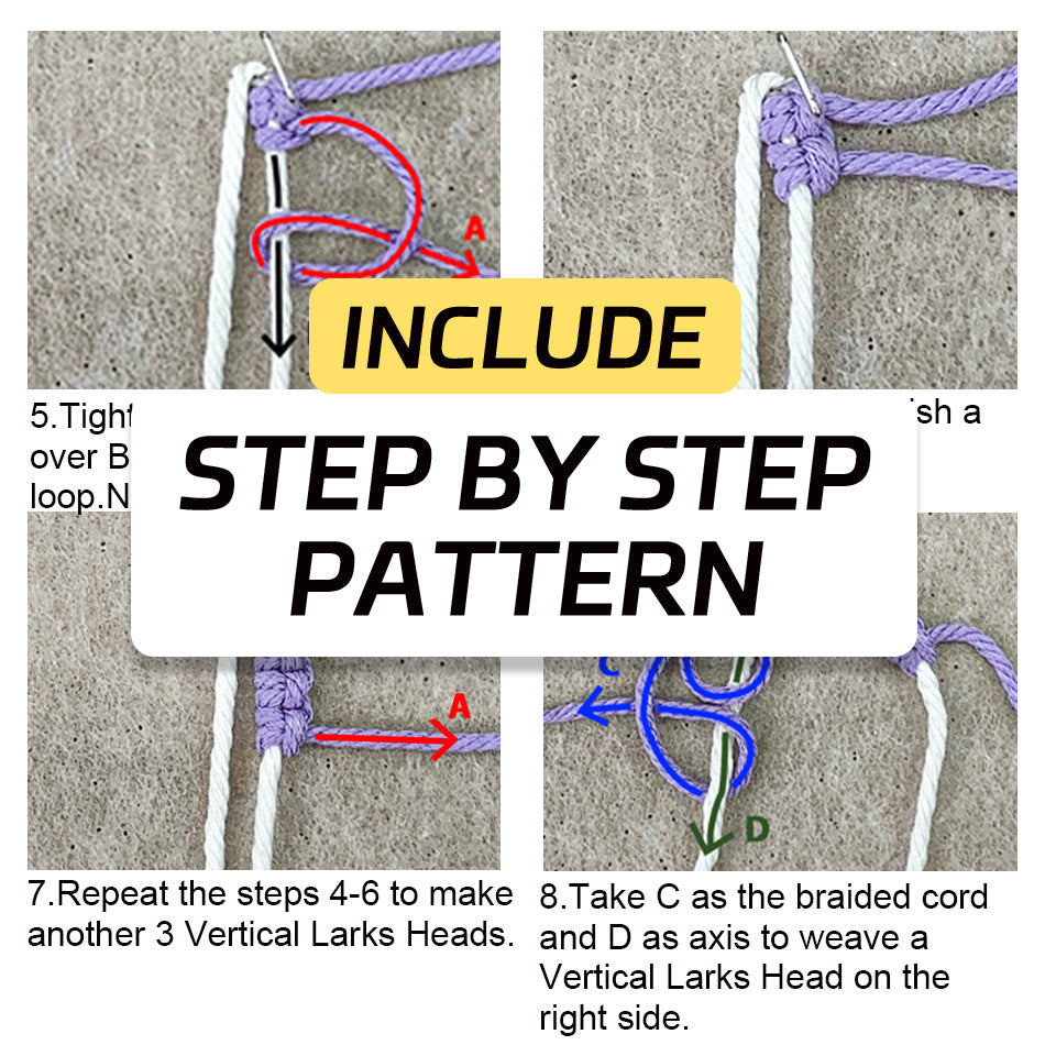 Macrame Kit Daisy Curtain Tieback Weaving Kit | Adjustable Strap | Organizing Band | Beginner Weaving | Exquisite Flower