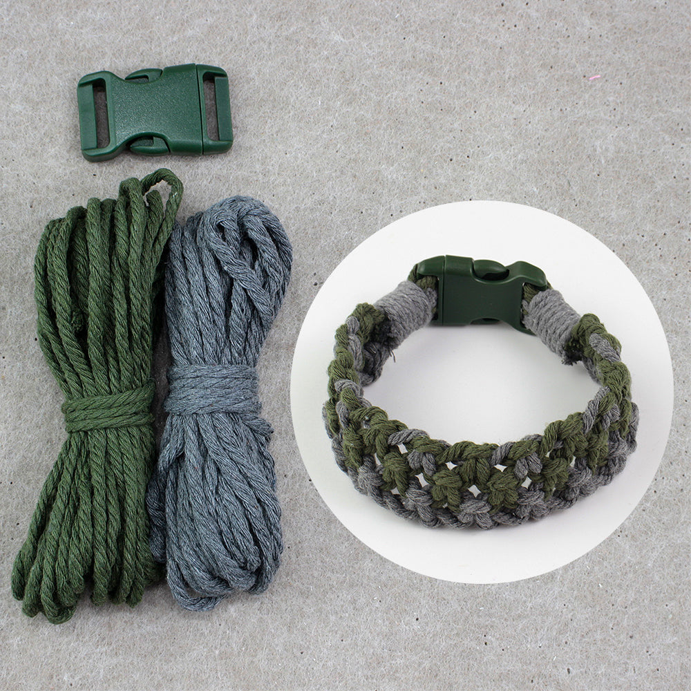 Square Pet Collar Weaving Kit Macrame Kit | Wide Style (Elegant & Cute) | Holiday DIY Handmade Gift | Beginner-Suitable