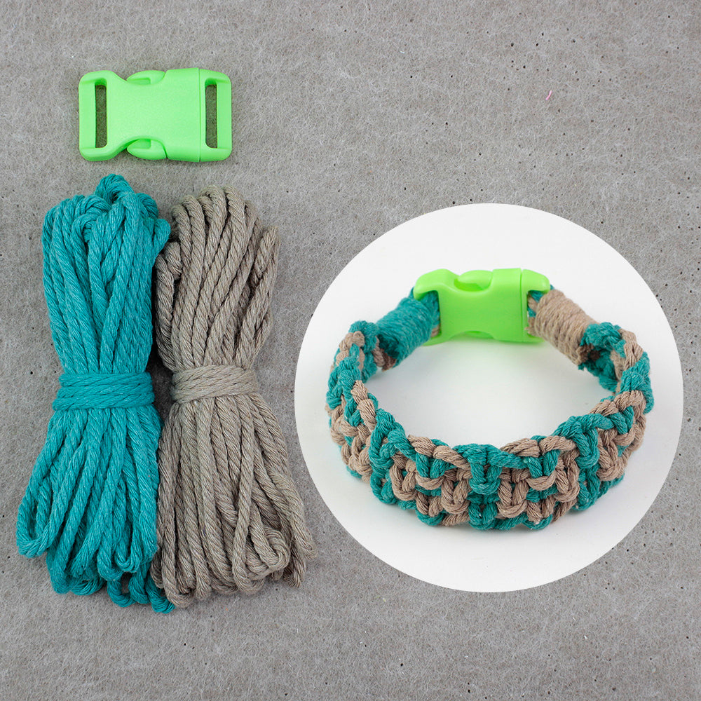 Square Pet Collar Weaving Kit Macrame Kit | Wide Style (Elegant & Cute) | Holiday DIY Handmade Gift | Beginner-Suitable
