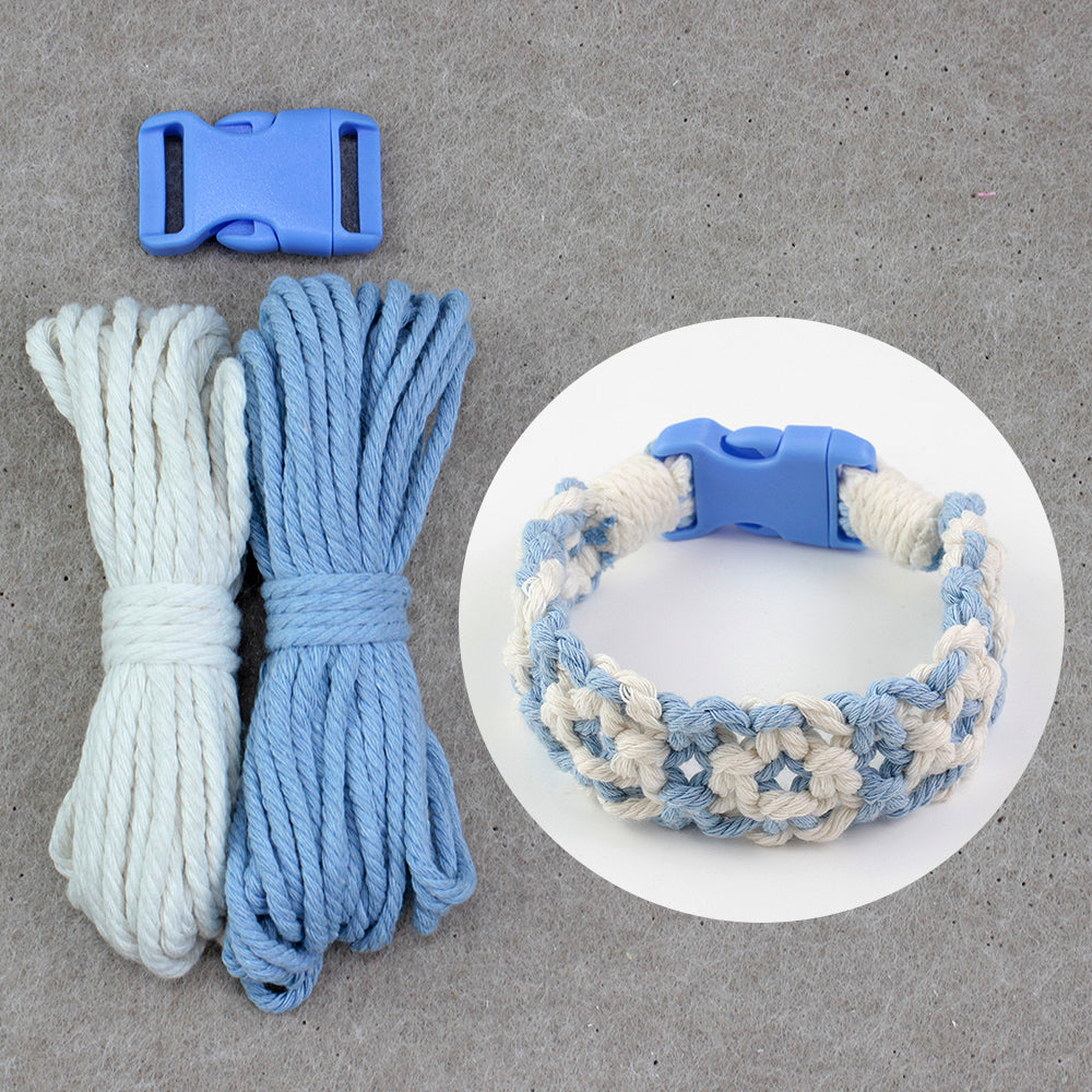 Square Pet Collar Weaving Kit Macrame Kit | Wide Style (Elegant & Cute) | Holiday DIY Handmade Gift | Beginner-Suitable