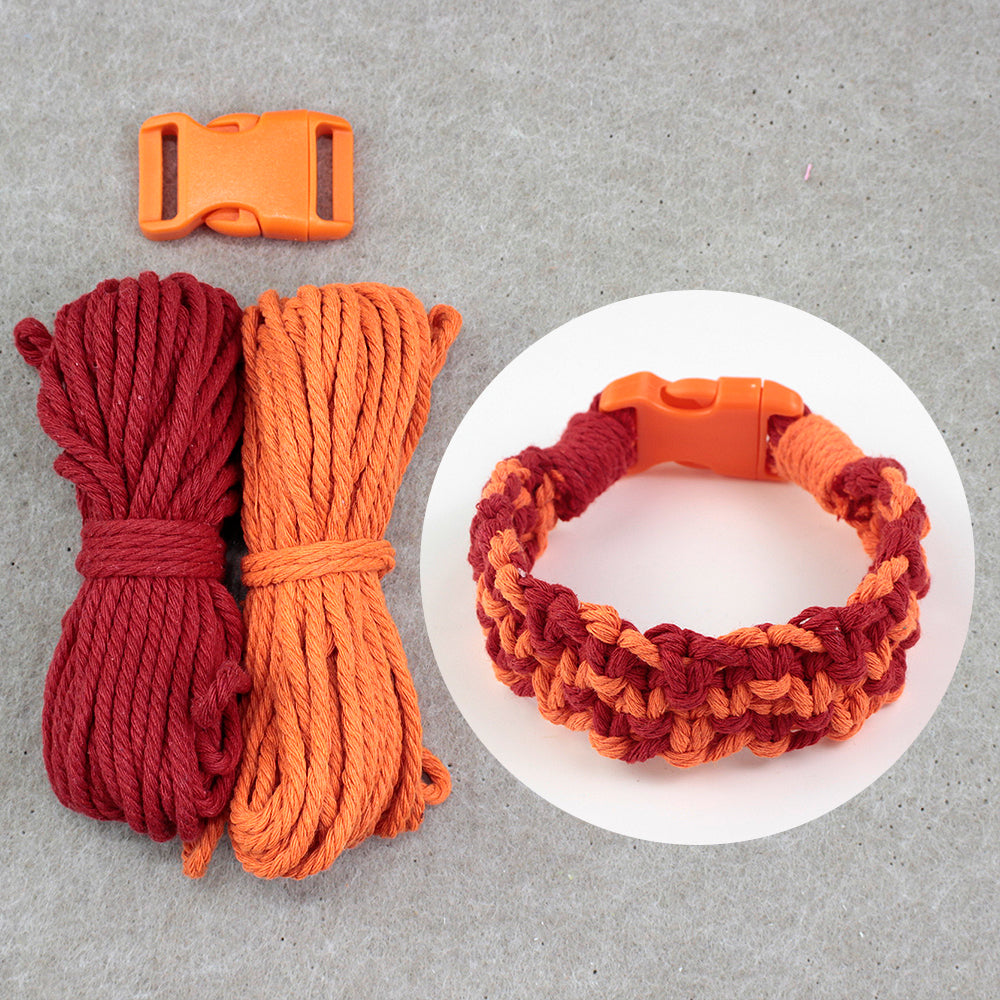 Square Pet Collar Weaving Kit Macrame Kit | Wide Style (Elegant & Cute) | Holiday DIY Handmade Gift | Beginner-Suitable