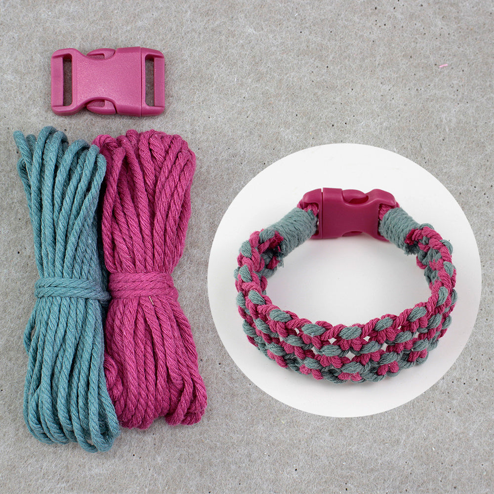 Square Pet Collar Weaving Kit Macrame Kit | Wide Style (Elegant & Cute) | Holiday DIY Handmade Gift | Beginner-Suitable
