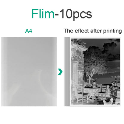 Cyanotype Set A4 Blank Cyanotype Film Kit 10-Sheet Value Pack Custom Printable Patterns For Advanced DIY/Photography Enthusiasts