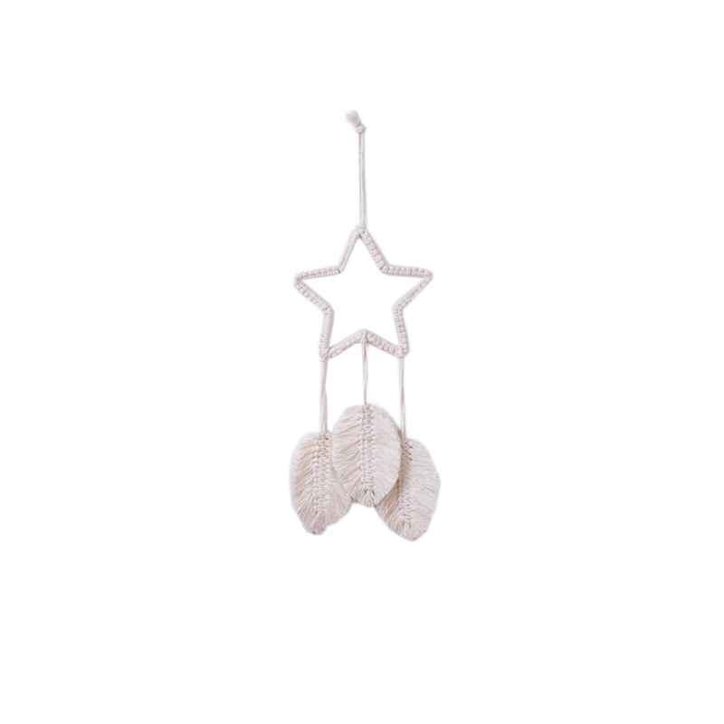 Macrame Kit Star Dreamcatcher Weaving Kit | Bohemian Style | Minimalist & Elegant | Bedroom/Window Decor | Beginner-Friendly