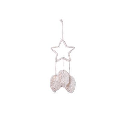 Macrame Kit Star Dreamcatcher Weaving Kit | Bohemian Style | Minimalist & Elegant | Bedroom/Window Decor | Beginner-Friendly