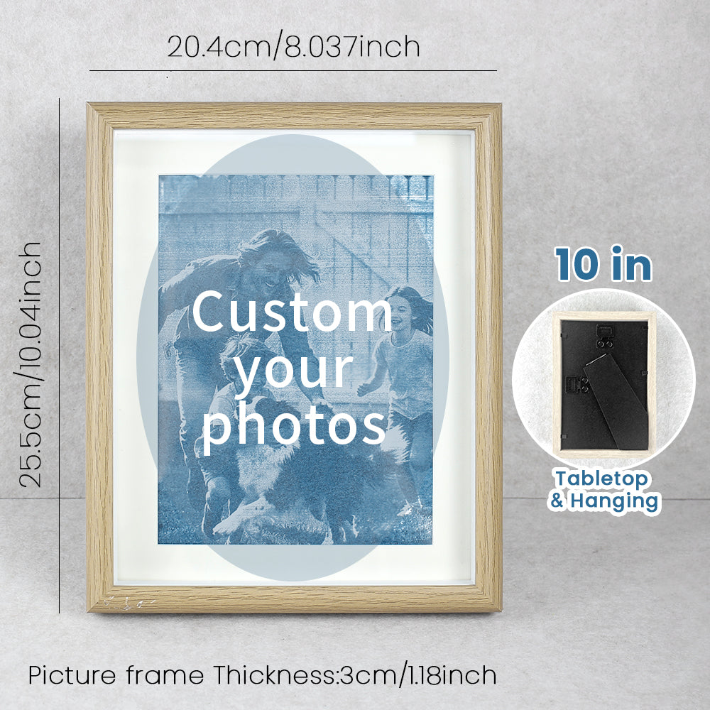 Custom Cyanotype Photo Print with Frame | Alternative Photographic Cyanotype Made From Your Photograph
