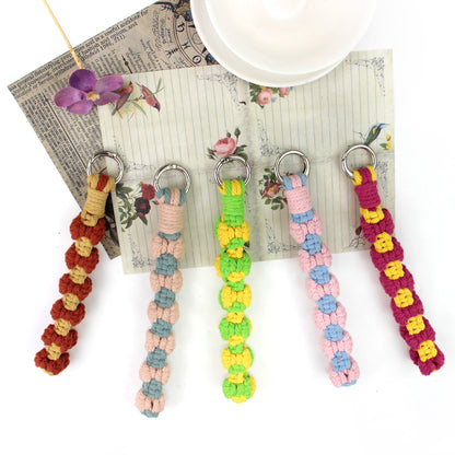Bow Weaving Keychain Craft Kit Macrame Kit | Tutorial | Style-Adaptable | Keychain/Pendant/Bag Charm, Beginner DIY Set