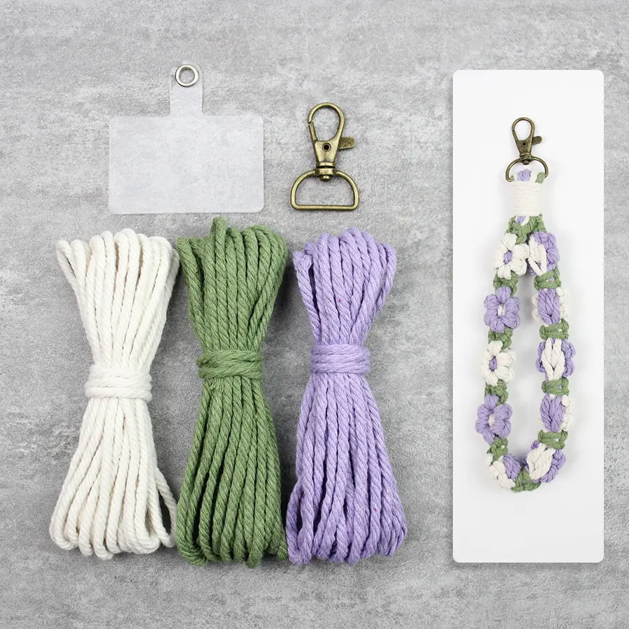 Macrame Kit for Beginners | DIY Daisy Macrame Wristband Craft Kit
