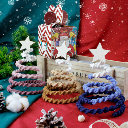 Gradient Half-Knot Christmas Tree Weaving Kit Macrame Kit | Polyester Rope | Holiday DIY Gift | Home Decor | Beginner-Suitable | Tabletop Decor