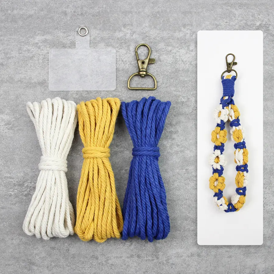 Macrame Kit for Beginners | DIY Daisy Macrame Wristband Craft Kit