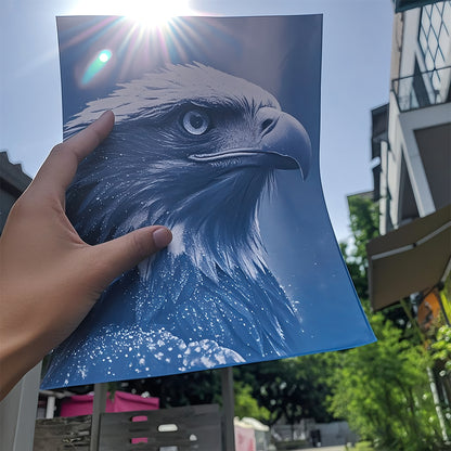 Cyanotype Set A4 Blank Cyanotype Film Kit 5-Sheet Trial Pack Custom Printable Patterns For Advanced DIY/Photography Enthusiasts