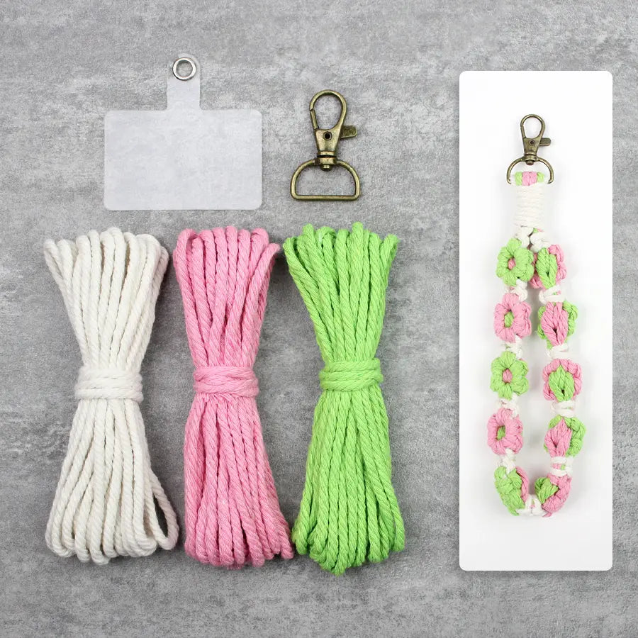 Macrame Kit for Beginners | DIY Daisy Macrame Wristband Craft Kit