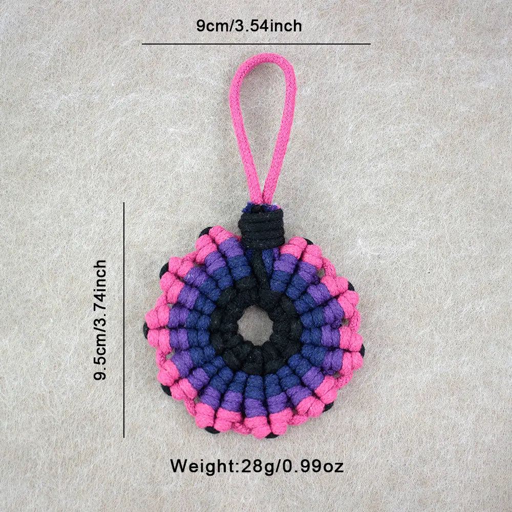 Macrame Kit for Beginners, Boho Sunflower Coaster DIY Kit, Table Home Decor Gift