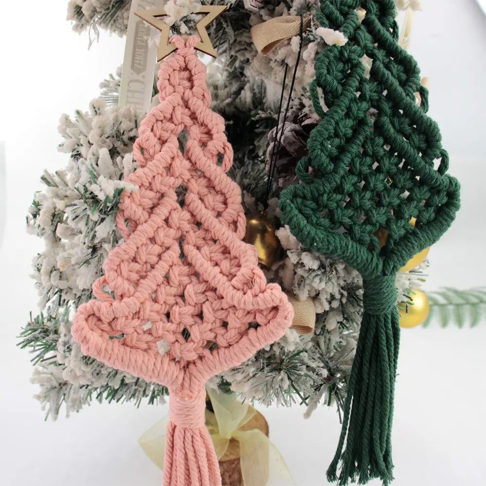 Macrame Kit for Beginners | DIY Christmas Tree Macrame Craft Kit