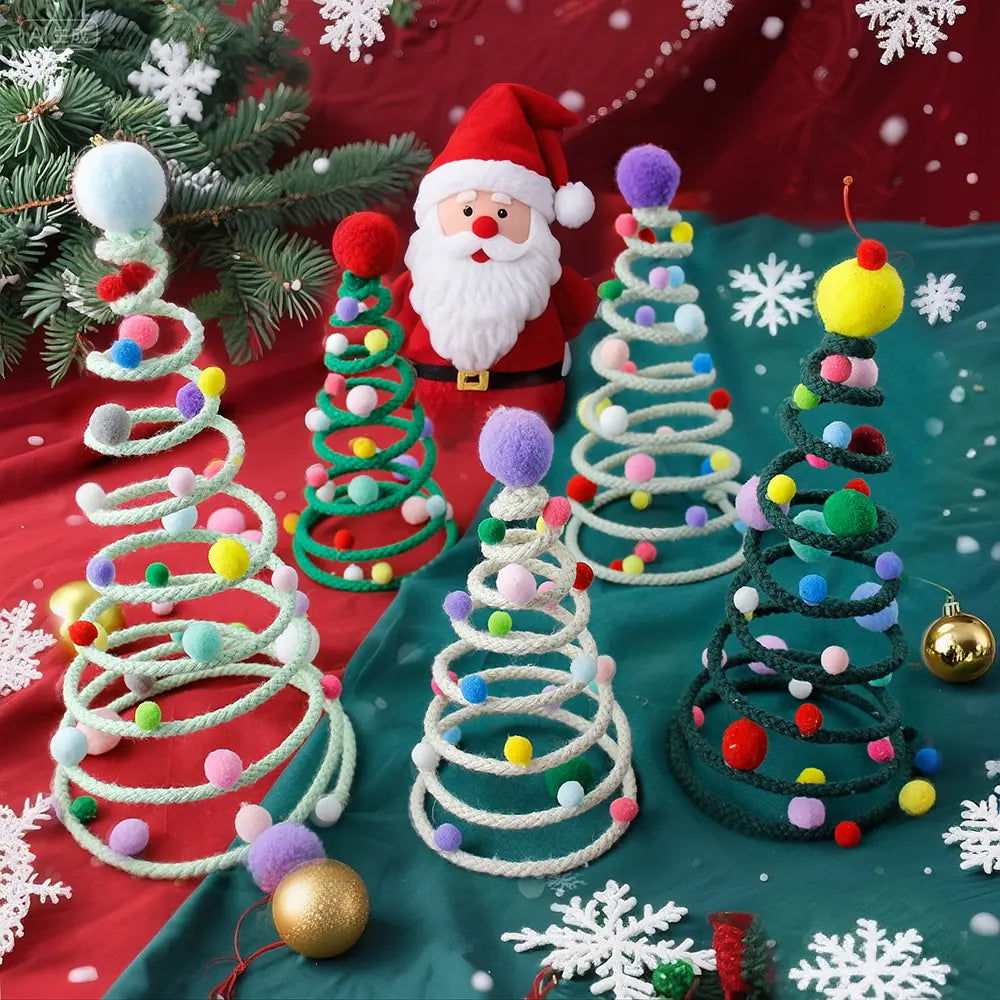 Macrame Kit for Beginners | DIY Wire Christmas Tree Ornament Macrame Craft Kit