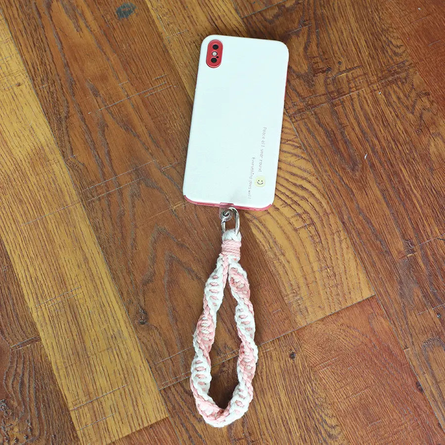 Macrame Kit for Beginners | DIY Twisted Knot Macrame Wrist Keychain Craft Kit