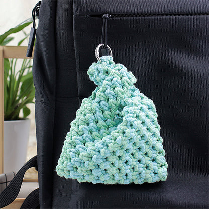Macrame Kit Mini Tote Weaving Kit | Contrast/Gradient/Adjacent Colors | Hangable on Big Bags | Beginner-Friendly | DIY Gift