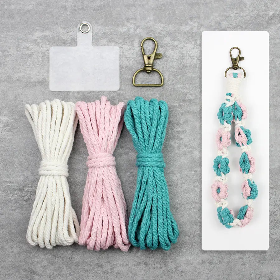 Macrame Kit for Beginners | DIY Daisy Macrame Wristband Craft Kit