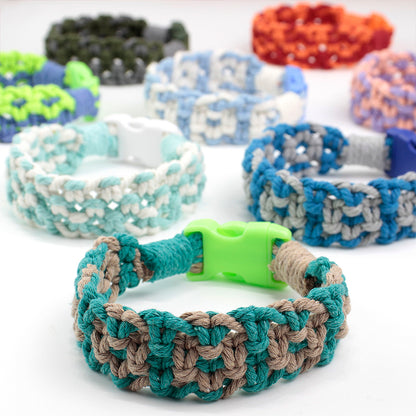 Square Pet Collar Weaving Kit Macrame Kit | Wide Style (Elegant & Cute) | Holiday DIY Handmade Gift | Beginner-Suitable