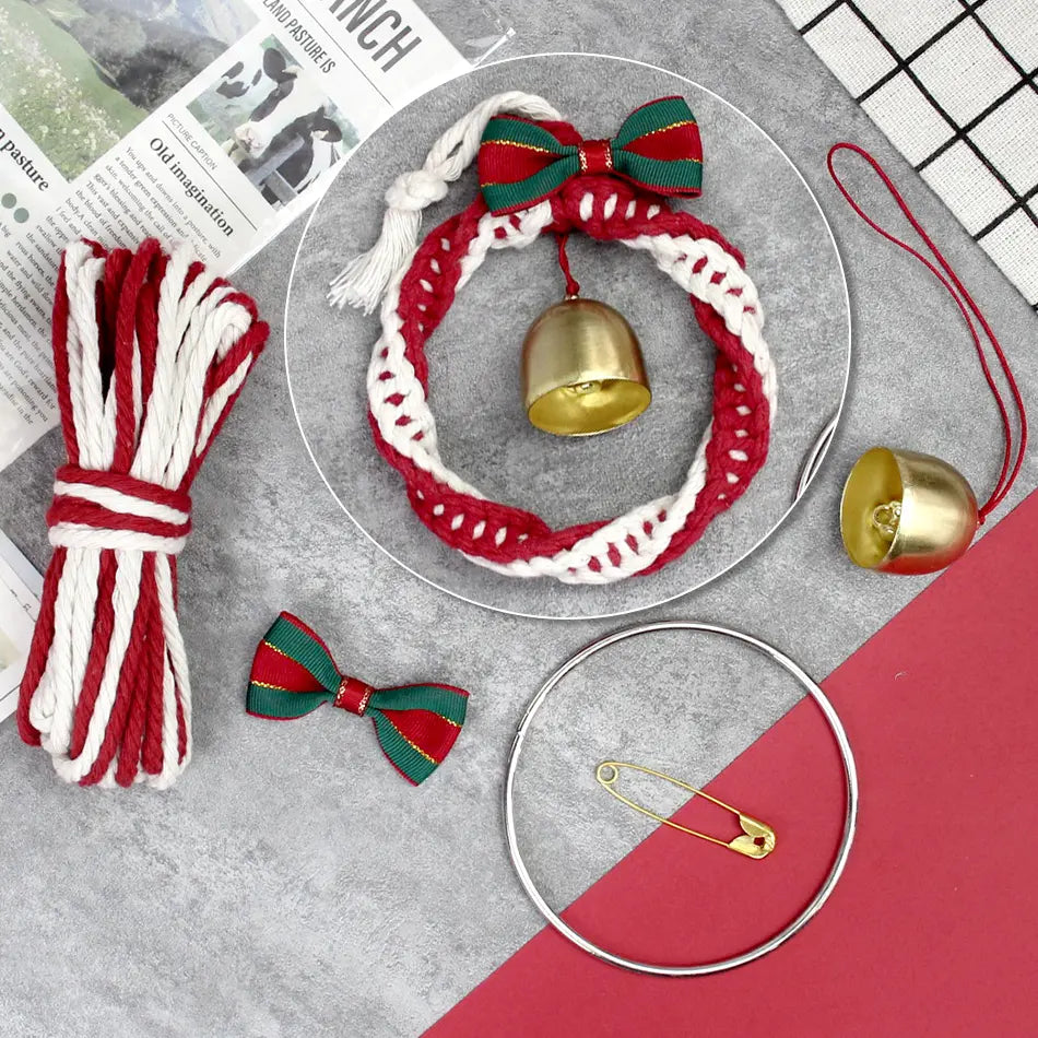 Macrame Kit for Beginners | DIY Christmas Wreath Macrame Craft Kit